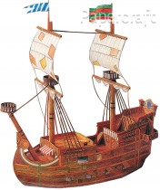 Papírový model - Pirátská loď (675)