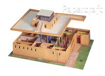 Papírový model - Egyptský dům (689)