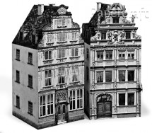 Papírový model - Staré město - sada 6 (697)