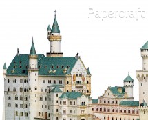 Papírový model - Hrad Neuschwanstein (593)