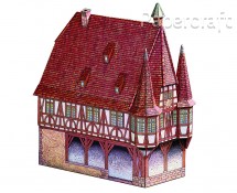 Papírový model - Radnice v Michelstadtu (71354)