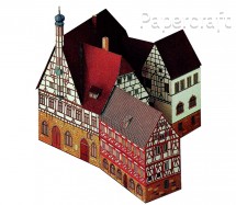 Papírový model - Radnice ve Forchheimu (72198)