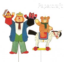 Papírový model - Dvě loutky panáčci (72371)