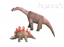 Papírový model - Dva dinosauři (72438)