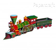 Papírový model - Lokomotiva Santa Fé (72614)