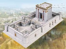 Papírový model - Chrám v Jeruzalémě (731)
