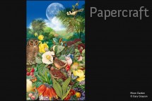 Paperblanks zápisník Moon Garden midi linkovaný 5452-8