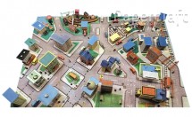 Papírový model - Dětské městečko (S111)