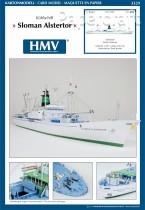 Papírový model - chladicí loď 
