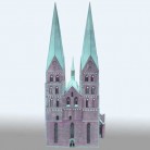 Papírový model - kostel Panny Marie Lübeck (S126)