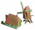 Aue Verlag GMBH - Papírový model - Větrný mlýn se selským stavením (607)