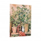 Paperblanks - Diář Paperblanks 18měsíční 2025-2026 Cezanne’s Terracotta Pots and Flowers midi horizontální DE0709-9