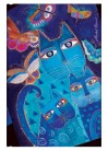 Paperblanks - Paperblanks diář 18. měsíční 2013 Blue Cats mini 1970-1