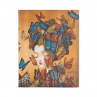 Paperblanks - Paperblanks diář 18měsíční 2020-2021 Madame Butterfly Flexis ultra vertikální 5218-0