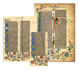 Zápisníky, adresáře a diáře Paperblanks kolekce Gutenberg Bible