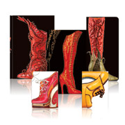 Diáře, zápisníky a adresáře Paperblanks kolekce Fabulous Footwear
