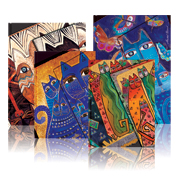 Diáře, zápisníky a adresáře Paperblanks kolekce Laurel Burch Fantastic Felines