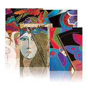 Diáře, zápisníky a adresáře Paperblanks kolekce Laurel Burch Spirit of Womankind