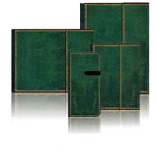 Diáře, zápisníky a adresáře Paperblanks kolekce Old Leather Jade
