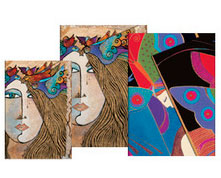 Diáře, zápisníky a adresáře Paperblanks kolekce Laurel Burch Spirit of Womankind