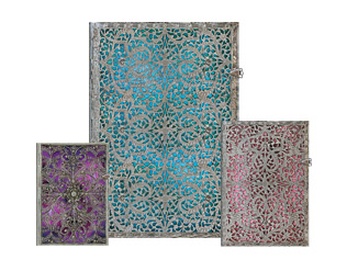 Diáře, adresáře a zápisníky Paperblanks kolekce Silver Filigree Collection