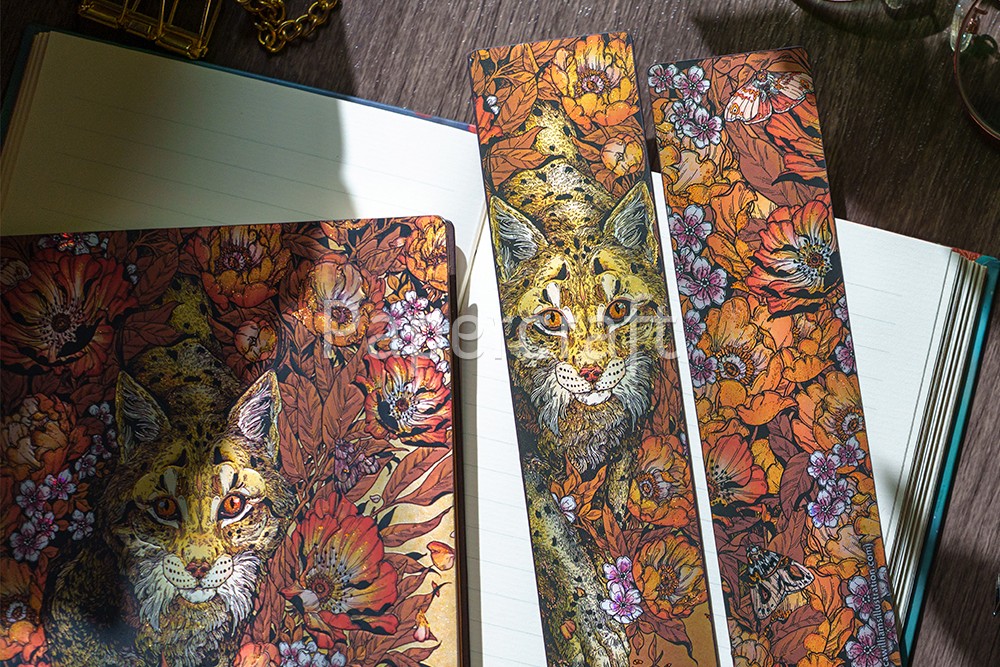 Lynx Rising Bookmark Záložka Paperblanks Lynx Rising PA1383-0 | Papercraft.cz