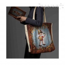 Plátěná taška Paperblanks Carlo Collodi, Pinocchio PA1572-8