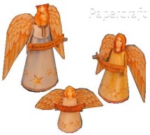 Papírový model - Tři andělé (122/123)