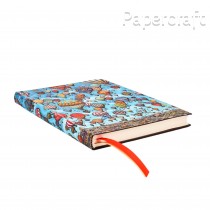 Diář Paperblanks 18měsíční 2025-2026 Balloon Festival Flexis midi horizontální FE0823-2