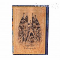 Zápisník Paperblanks Gaudi, The Manuscript of Reus midi nelinkovaný PB9781-5