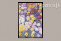 Sešit Paperblanks Monet’s Chrysanthemums A4 nelinkovaný CBD6269