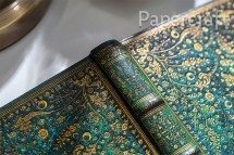 Zápisník Paperblanks Emerald Flower midi linkovaný PB1315-1