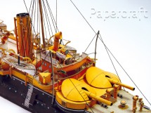 Papírový model - Bitevní loď pobřežní ochrany S.M.S. Beowulf (3024) - model postavený Friedrichem Gottschalkem
