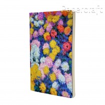 Sešit Paperblanks Monet’s Chrysanthemums A4 nelinkovaný CBD6269