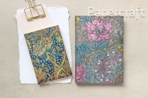 Diář Paperblanks 2026 Morris Pink Honeysuckle Flexis maxi horizontální FE0849-2