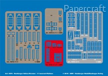 Papírový model / vystřihovánka - Diorama hamburského přístavu II. (4476)