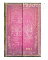 Paperblanks diář 2024 Emily Dickinson, I Died for Beauty mini horizontální DE0419-6