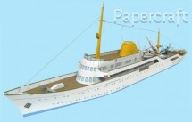 Papírový model - zaoceánská jachta ,,Christina" (S131)