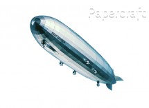 Papírový model - Graf Zeppelin D-LZ 127 - fólie(572)