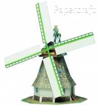 Papírový model - Větrný mlýn (579)