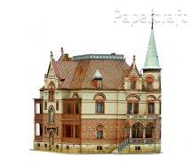 Papírový model - Vila Braun Metzingen (581)