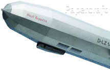 Papírový model - Vzducholoď Zeppelin Junior(586)
