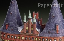 Papírový model - Holštýnská brána Lübeck (596)