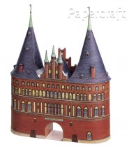 Papírový model - Holštýnská brána Lübeck (596)