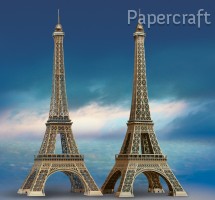 Papírový model - Eiffelova věž (597)