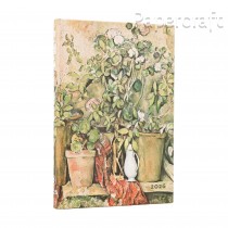 Diář Paperblanks 2026 Cezanne’s Terracotta Pots and Flowers mini horizontální DE0730-3