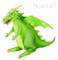 Papírový model - Létající drak (614)