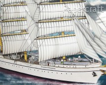 Papírový model - Gorch Fock-(616)