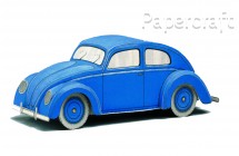 Papírový model - VW Brouk (617)