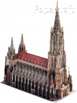 Papírový model - Chrám v Ulmu (621)